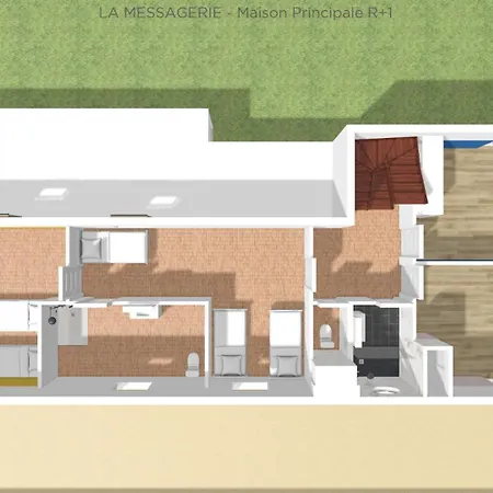 So La Messagerie 49 - Piscine Chauffee - Basket - 2h De Nantes - 36p Villa *